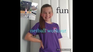 'Netball workout with Keeley'