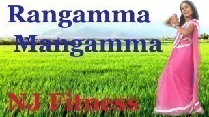 'Rangamma Mangamma || Dance video || Ram charan || Samantha || NJ Fitness'