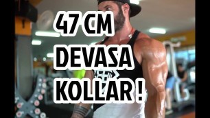 'En İyi Triceps Biceps Hareketleri - 47 Cm Devasa Kollar için 15 Kol Egzersizi'