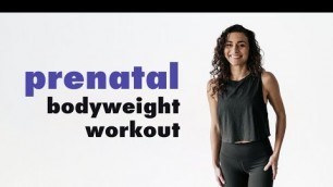 'Prenatal Full Body Cardio HIIT Workout // No Equipment Workout + Cool Down'