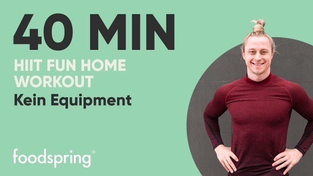 'PetAir 40 Min HIIT the Beat | Fun Home Workout | Kein Equipment | foodspring®'