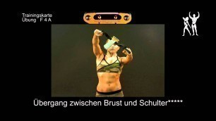 'Isokinator Figurtraining - Übung F4A für Frauen: Formung der Brust & Schulter'