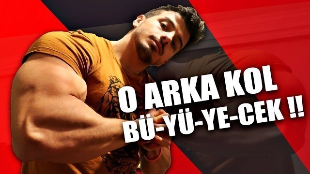 'ARKA KOL BÜYÜTME ANTRENMANI: Evde Kol Kası Egzersizleri'