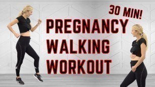 '30 Minute Pregnancy Walking Workout | Prenatal Cardio Workout | fitnessa ◡̈'