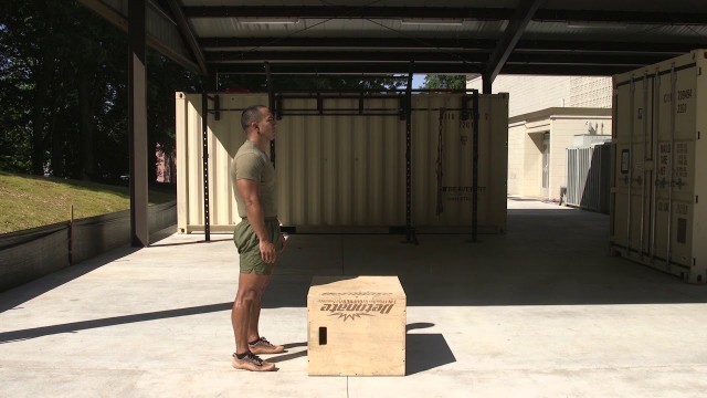 'Marines Force Fitness-Box Jump'