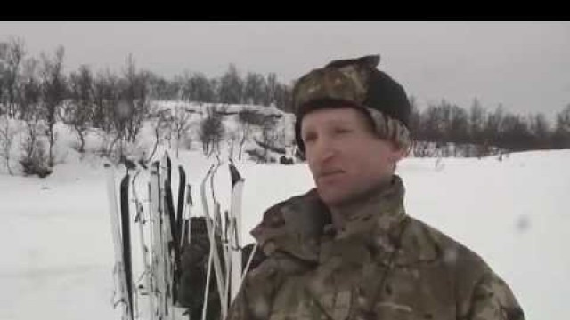 'Royal Marines Reservist Hugh Wright talks about his Cold Weather Training experience.'