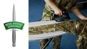 'Royal Marines: How to Iron your Uniform Trousers (1/5)'