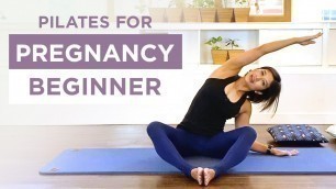 'Pregnancy Beginner - Pilates Matwork - 30min Safe Prenatal fullbody workout'