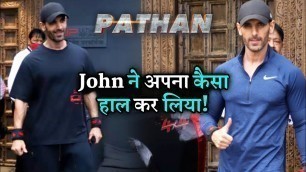 'John Abraham ill Body Make For  Fight With Shahrukh Khan In Pathan'