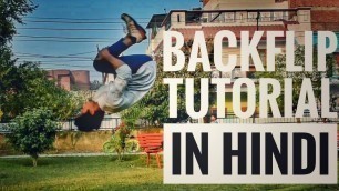 'Backflip Tutorial in Hindi | How To Do Backflip | Juned Fitness'