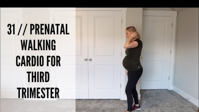 '31 // Prenatal Walking Cardio Low Impact Workout / Third Trimester'