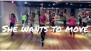 'She Wants to Move by N.E.R.D. ~~ Fit +Flaunt Burlesque Fitness by Katie'