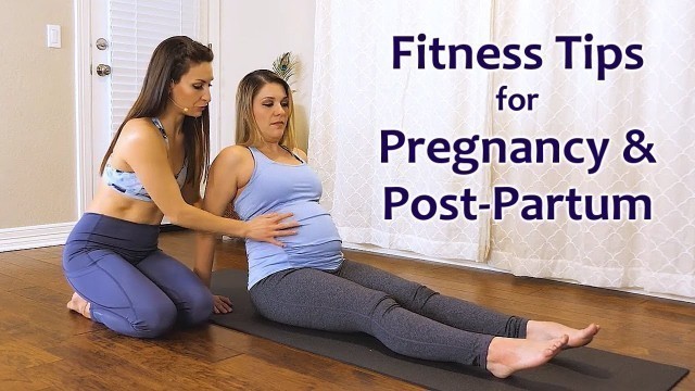 'How to Modify Fitness Exercises & Yoga Poses for Pregnancy, Prenatal, Post Partum'