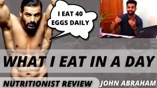 'John Abraham\'s Diet Plan& Fitness Tips - Nutritionist Review | KUSH RATHOR'