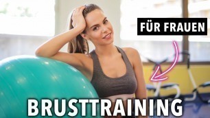 'BRUSTTRAINING für FRAUEN | Übungen für zu Hause'