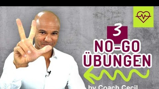 '3 NO GO Übungen für Damen im Fitness Studio [by Coach Cecil]'