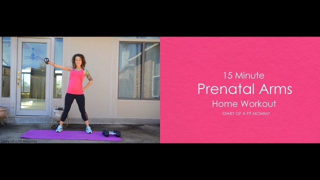 '15 Minute Prenatal Arms Home Workout'