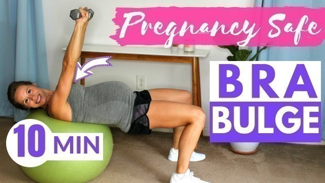 'Get Rid of Bra Bulge | Prenatal Chest Workout'