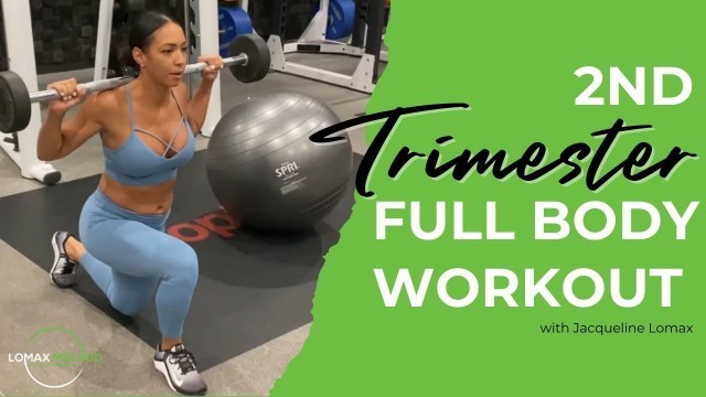 '2ND TRIMESTER 6 Minute Strength Workout (Good for all trimesters) - Prenatal Dumbbell Workout'