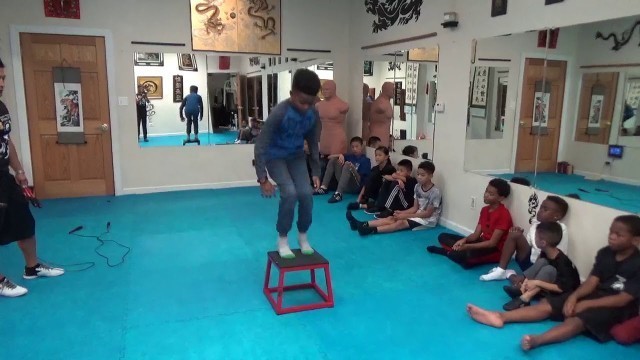 'Gung Fu Fitness - Box Jumps, Situps, and Jump Rope Challenge'