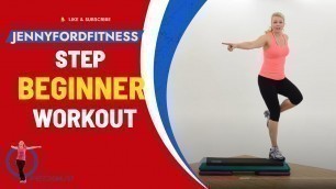'Quick FUN Cardio Step Aerobics | Home Workout Video | Step Training | Learn How to Step Fitness'