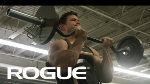 'The new Rogue Curl Bar and Arm Blaster featuring Dan Bailey'