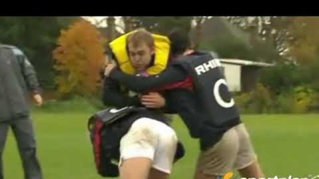 'Rugby Tackling Drills - Double Tackle Technique'