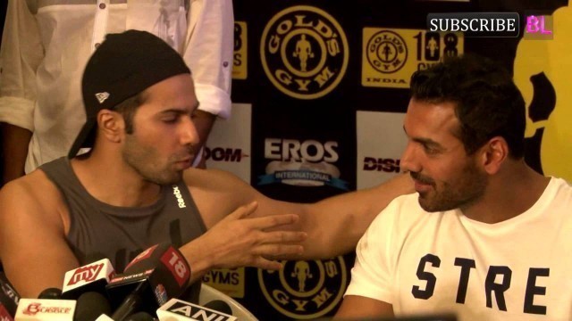 'John Abraham | Varun Dhawan | Fun Filled Workout Session To Promote Dishoom'