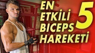 'En ETKİLİ 5 BİCEPS Hareketi | Büyük Kollar İçin Mutlaka İzle'