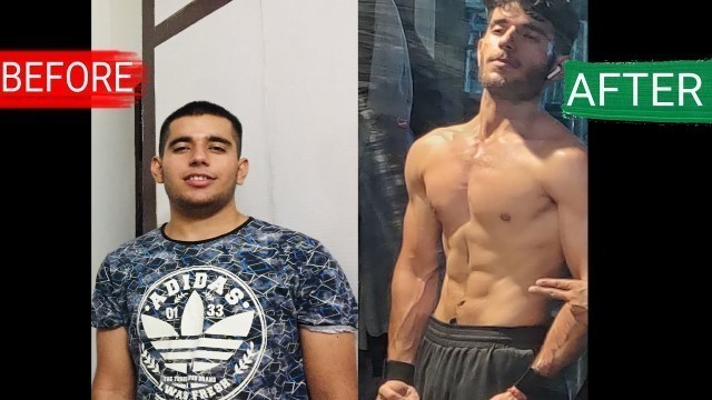 'FITNESS JOURNEY BEFORE AND AFTER  MALE'