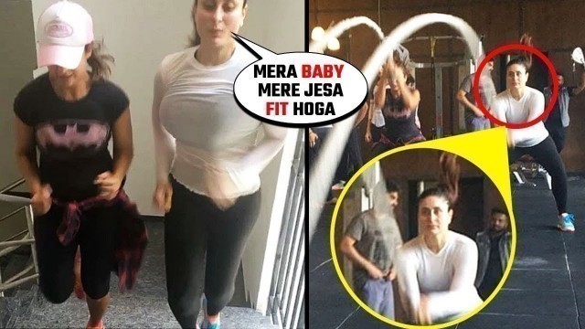 'Kareena Kapoor Second  Pregnancy Workout With Bestie Amrita  Kareena Workout Is Must While Pregnancy'