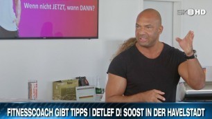 'FITNESSCOACH GIBT TIPPS | DETLEF D! SOOST IN DER HAVELSTADT'