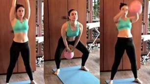 'Kareena Kapoor Workout For Upcoming Movie Good News'