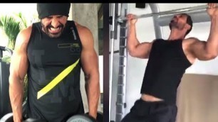 'John Abraham Workout In Gym For Upcoming Movie Pokhran'