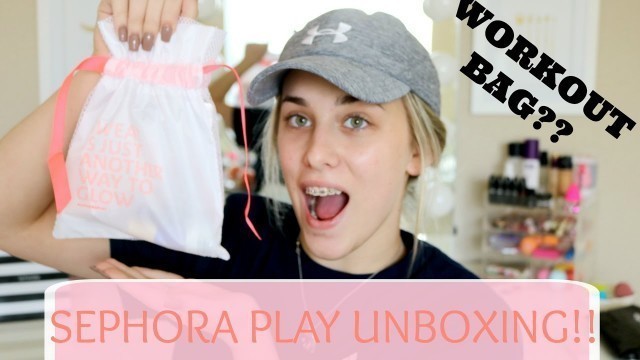 'Sephora Play Unboxing Fitness Box? | January 2017 | TaylorAnnn'