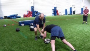 'Hips up and body position rugby coaching drills - Paul Gustard'