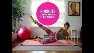 '8 Minute Leg & Booty Workout - Prenatal Fitness'