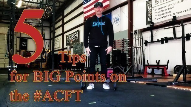 '5 TIPS to Score BIG Points in the Army Combat Fitness Test'