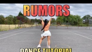 'RUMORS Lizzo ft. Cardi B Dance TUTORIAL Beginner Friendly Online Dance Class'