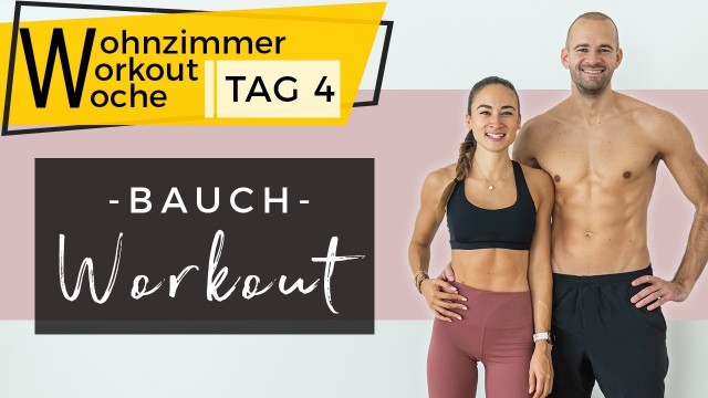 'Bauch Fatburn HIIT Workout | Wohnzimmer Workout Woche - Tag 4'