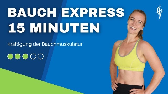 'Bauch Express Workout - ohne Equipment | 15 Minuten | ES FUNKtioniert'