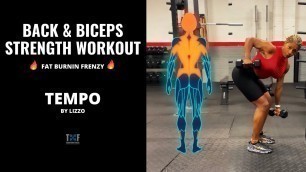 'Beginner Back & Bicep Workout  to LIZZO - TEMPO'