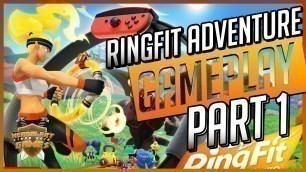 'Ring Fit Adventure Gameplay Part 1 MEGA FITNESS SPIELSPAß'