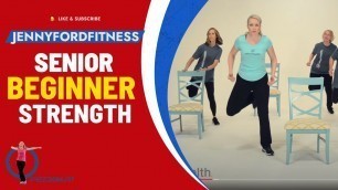 'Senior Fitness Workout | 2 of 2 | Balance, Strength, and Mobility Functional Fitness'