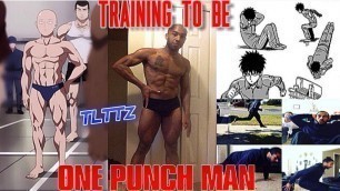 'ONE PUNCH MAN SAITAMA FITNESS TRAINING!! | Tough Like The Toonz: EP 6'