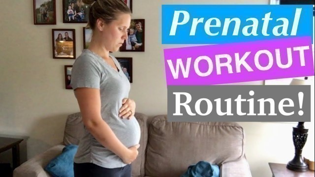 'PRENATAL WORKOUT ROUTINE! FITNESS & EXERCISE IN SECOND TRIMESTER PREGNANCY'