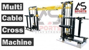 'Multi Functional Cable Crossover Machine ||Biggest gym fitness equipment manufacturer in Meerut'