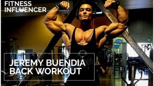 'Jeremy buendia Back workout || jeremy buendia motivation || fitness influencer || ifbb pro'