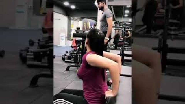 'Neha Hot Fitness Model Workout at Gym // Fitness Girls // #taushri_fitness'