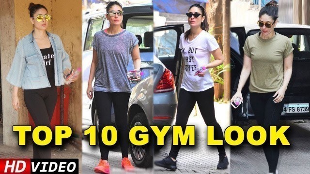 'TOP 10   Kareena Kapoor SLAYING In Her Gym Look, don\'t miss'